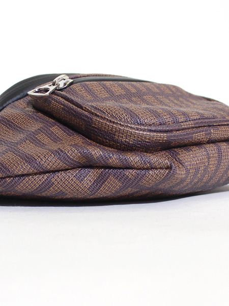 JUDIE COIN BODY POUCH PANAMA -BROWN-