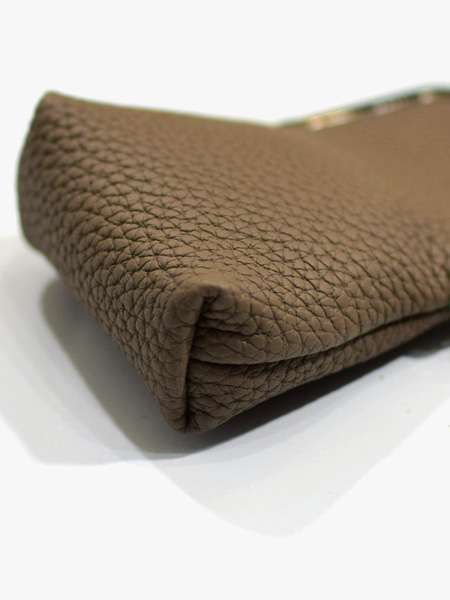ANNIE PODS POUCH -TAUPE-