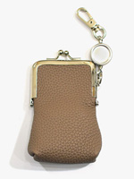 ANNIE PODS POUCH -TAUPE-