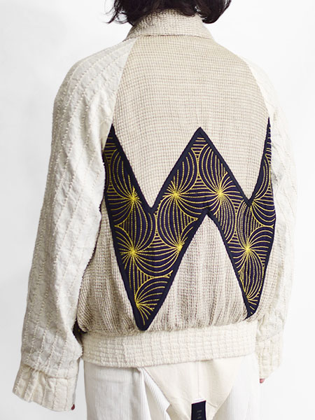 ART TO WEAR PATCHWORK BLOUSON -NATURAL- | IN ONLINE STORE