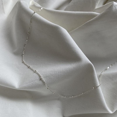 dot silver925 necklace -Lady's-