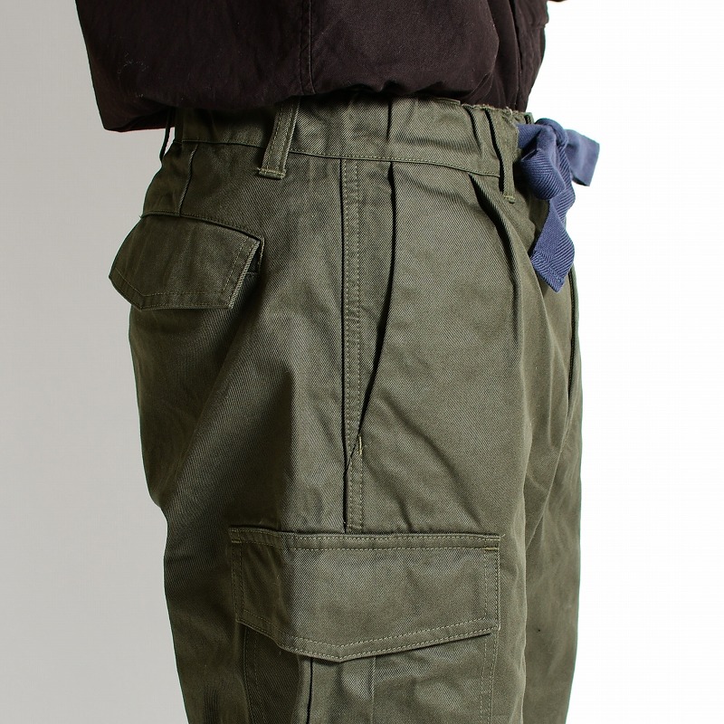 CARGO PANTS -OLIVE- | IN ONLINE STORE