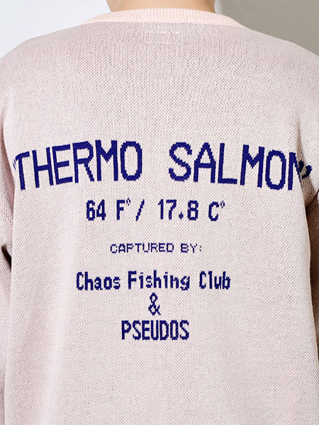 CHAOS FISHING CLUB JQ KNIT THERMO SALMON