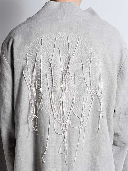 NANUA(ナヌア)/DOUBLE LAYERED FAR EASTERN PULL-OVER -GRAY- | IN