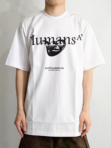 HUMANS TEE -WHITE- | IN ONLINE STORE