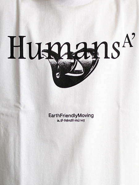 最安挑戦！ BLUFCAMP WHITE Tシャツ HUMANS Tシャツ/カットソー(半袖