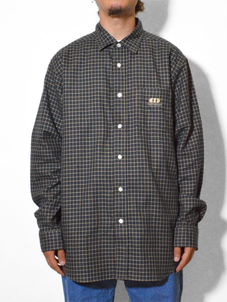 CHECK LS SHIRT -GREEN- | IN ONLINE STORE