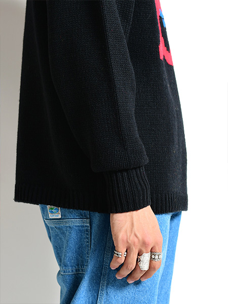 RAW ABOUT KNIT -BLACK- | IN ONLINE STORE