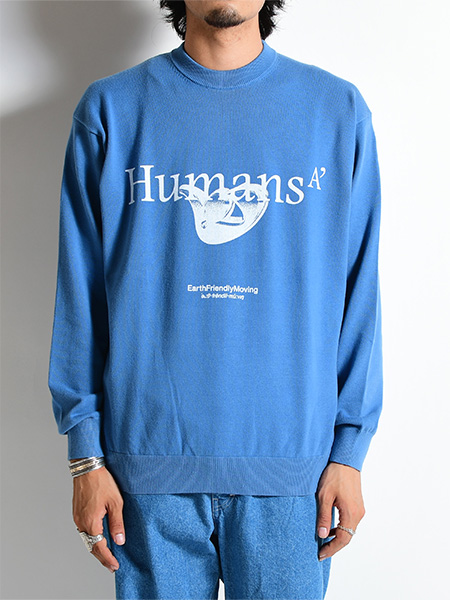 HUMANS SWEATER -BLUE- | IN ONLINE STORE