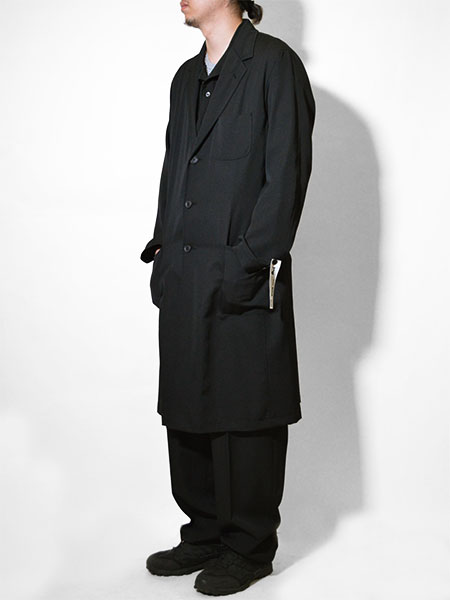 WOOL COAT -BLK- | IN ONLINE STORE