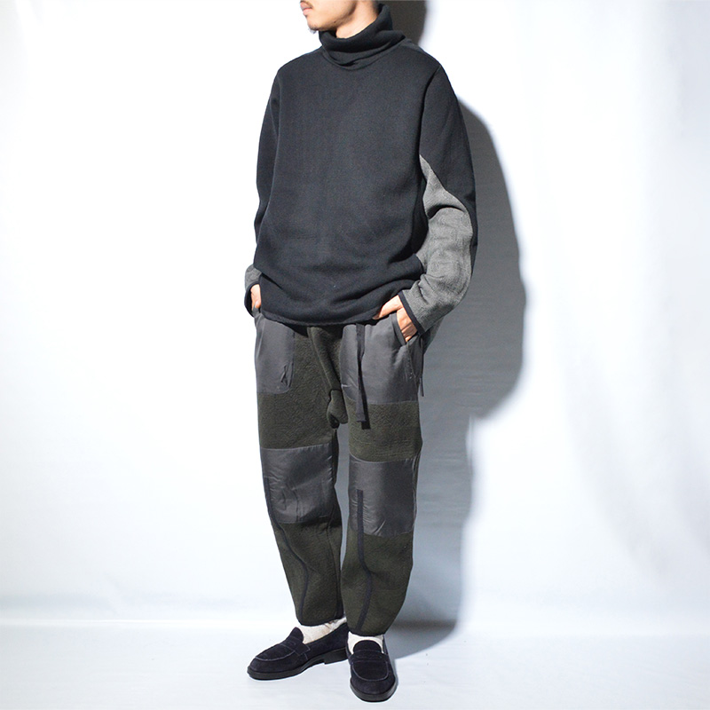 HIKE TAPERED CROPPED PANTS -OLIVE- | IN ONLINE STORE