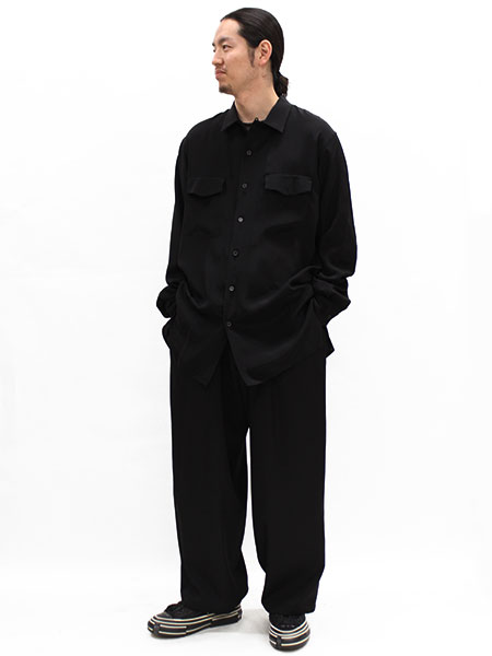 yohji yamamoto】S-定番太ヒモパン(BLACK)-