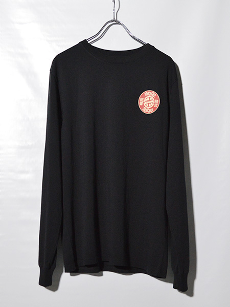 PUNCHES L/S T-SHIRT -BLACK- | IN ONLINE STORE