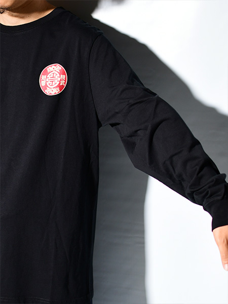 PUNCHES L/S T-SHIRT -BLACK- | IN ONLINE STORE