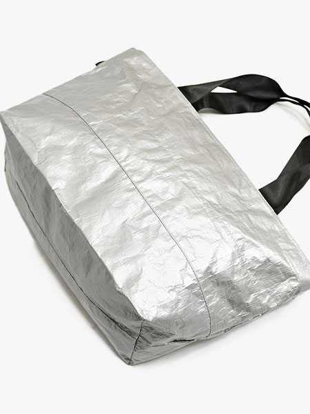 TRASH TOTE BAG -SILVER- | IN ONLINE STORE