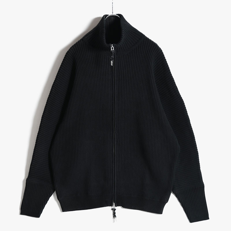 DOLMAN SLEEVE DRIVERS KNIT -BLACK- | IN ONLINE STORE