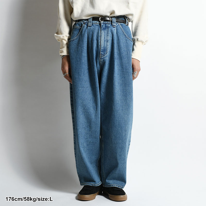 BAGGY DENIM PANTS -INDIGO- | IN ONLINE STORE