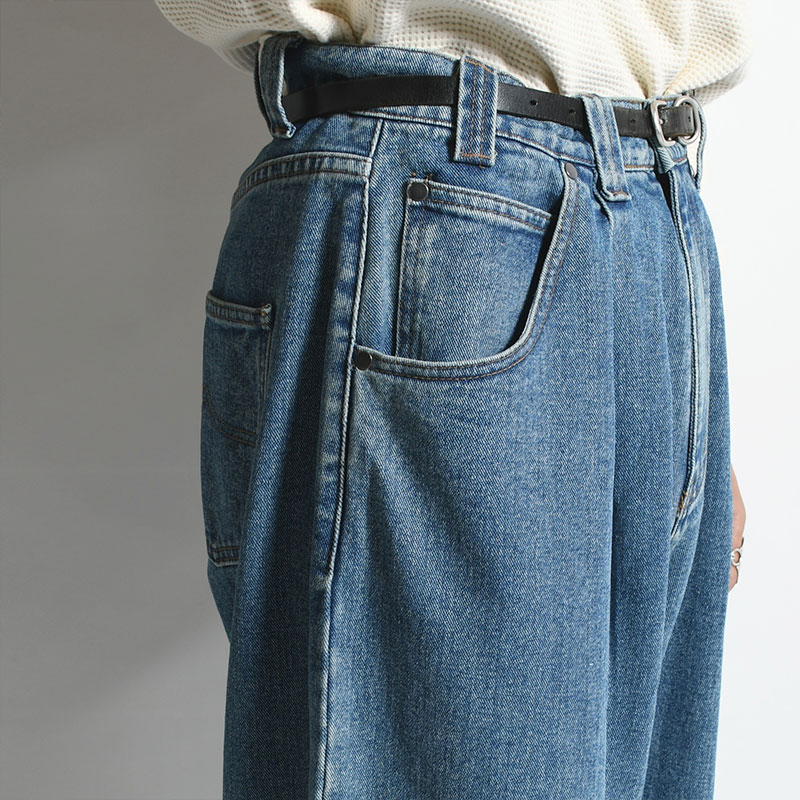 BAGGY DENIM PANTS -INDIGO- | IN ONLINE STORE