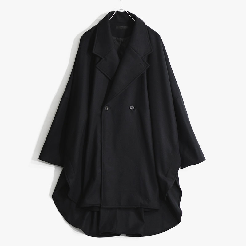 OVERSIZE PONCHO COAT -BLACK- | IN ONLINE STORE