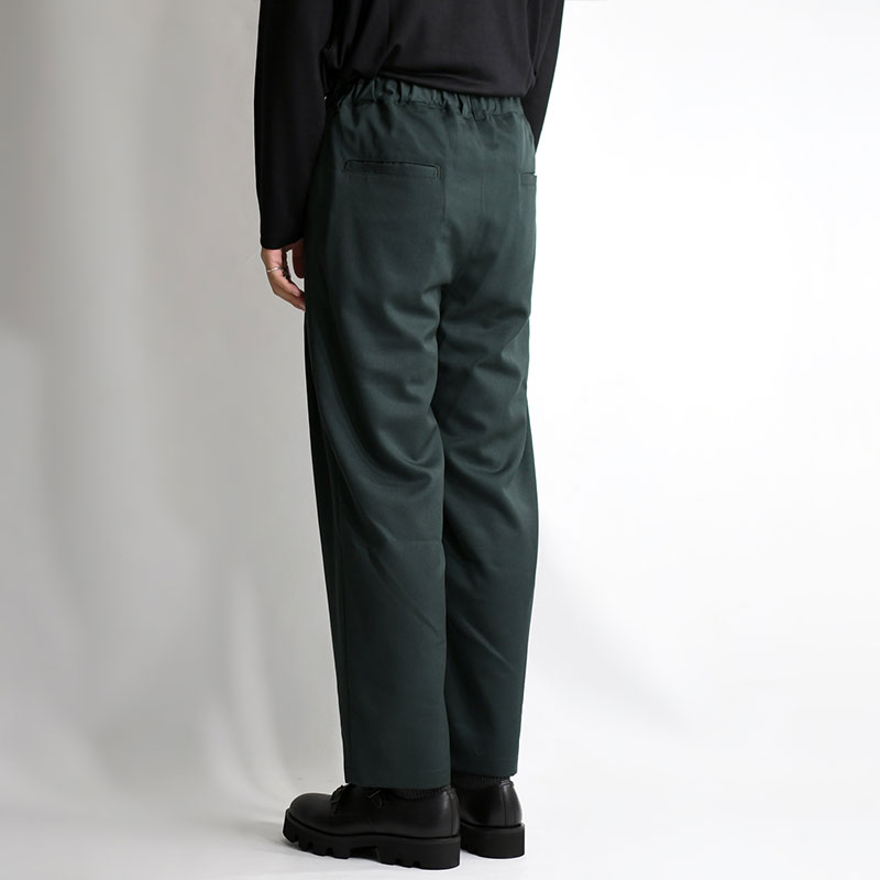 2TUCK TAPERED PANTS -GREEN- | IN ONLINE STORE