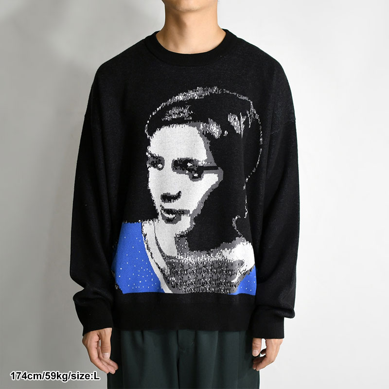 KAO SWEATER -BLACK- | IN ONLINE STORE