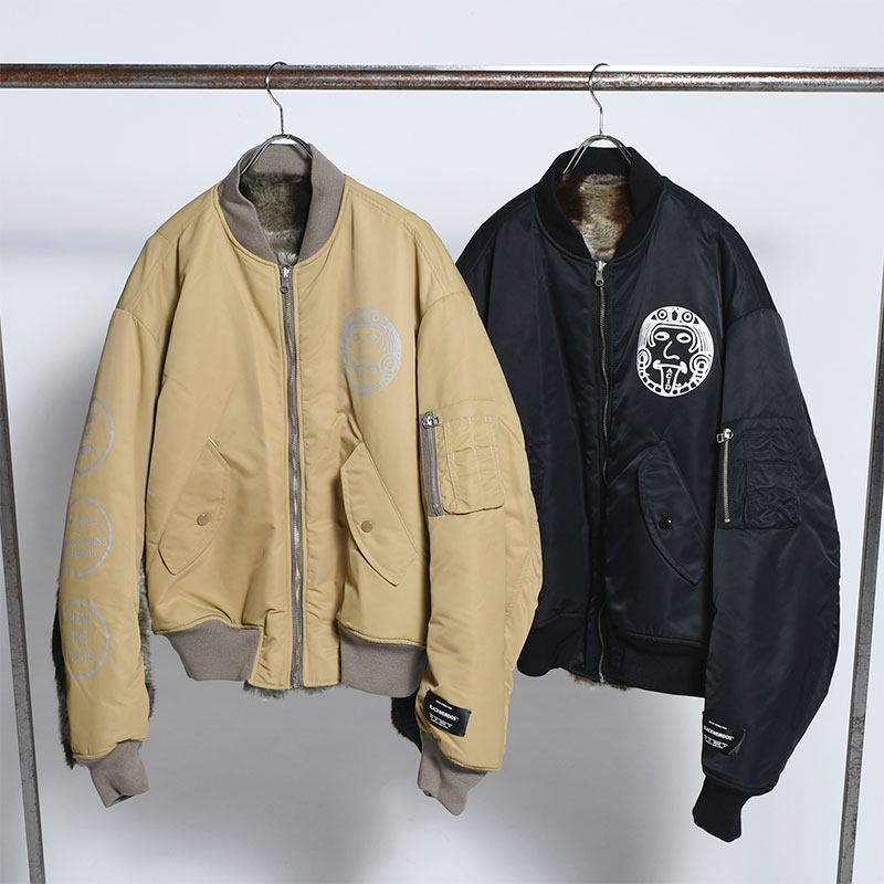 blackweirdos MA-1 Flight Jacket キャップ付き-