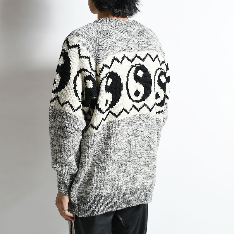 YIN YANG SWEATER -2.COLOR- | IN ONLINE STORE