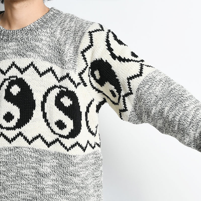 YIN YANG SWEATER -2.COLOR- | IN ONLINE STORE