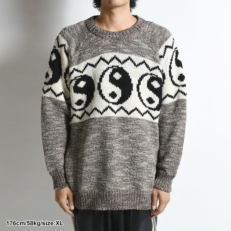 YIN YANG SWEATER -2.COLOR- | IN ONLINE STORE