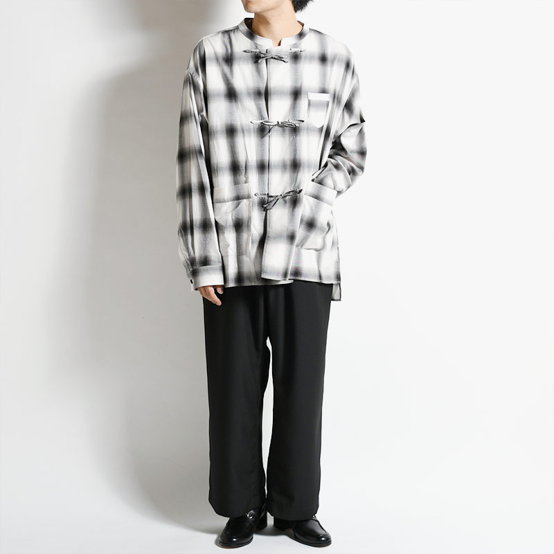 OMBRE-CHECK CHINA SHIRT -2.COLOR- | IN ONLINE STORE