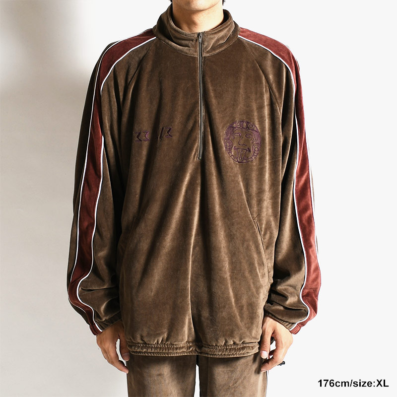 VELOR TRACK SWEATER -2.COLOR- | IN ONLINE STORE