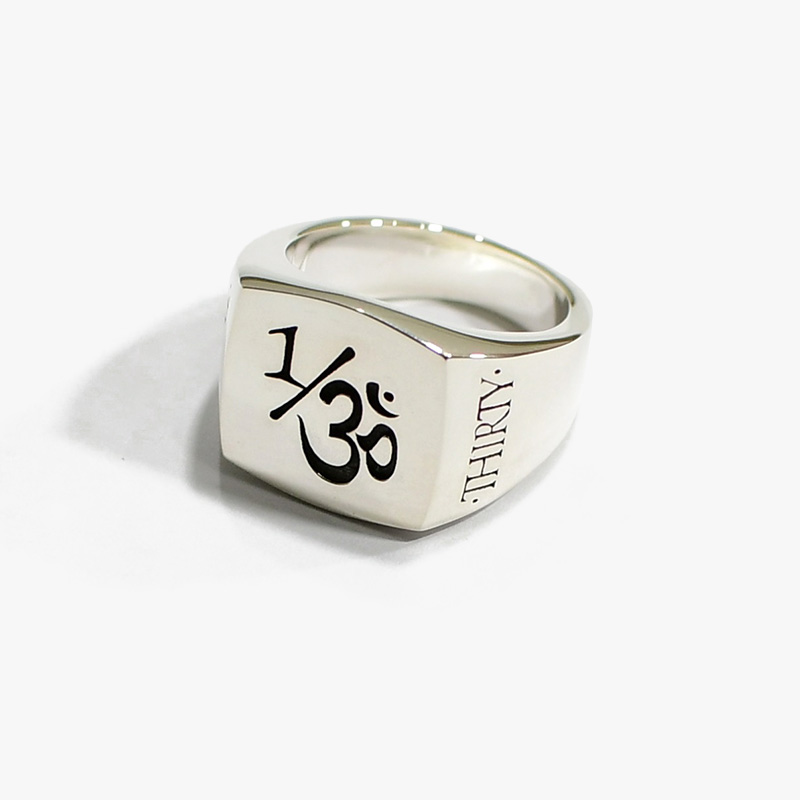 33 SIGNATURE RING -SILVER- | IN ONLINE STORE