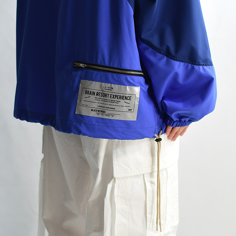 PACKABLE NYLON PARKA -BLUE(BEIGE)- | IN ONLINE STORE