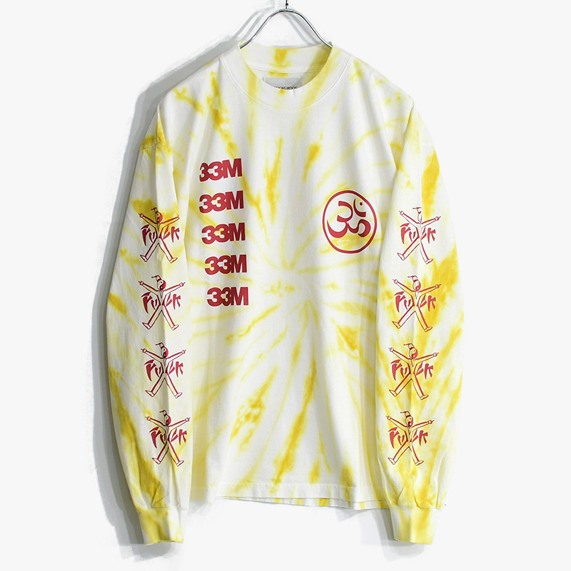 TIEDYE LS TEE -YELLOW- | IN ONLINE STORE