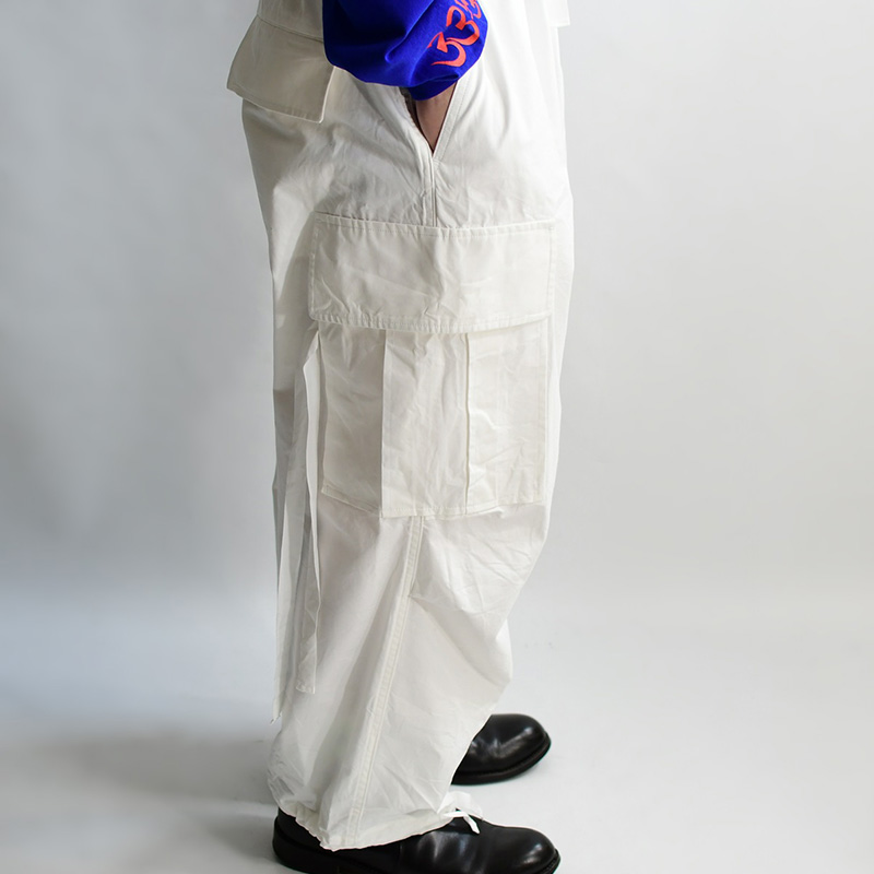 EASY CARGO PANTS -WHITE- | IN ONLINE STORE