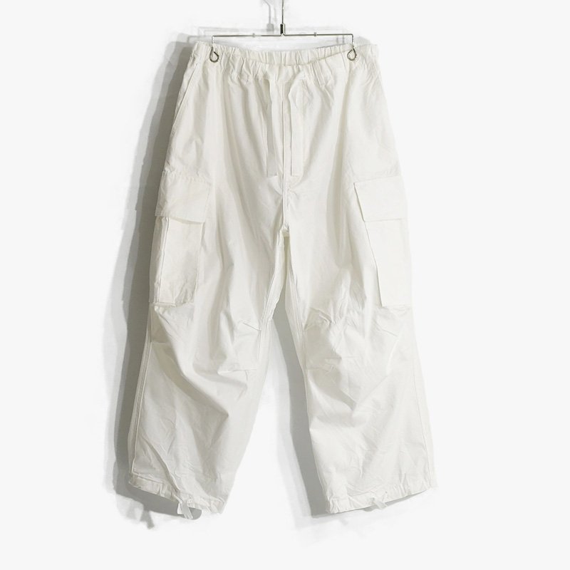 EASY CARGO PANTS -WHITE- | IN ONLINE STORE