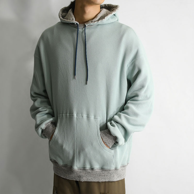 REVERSIBLE SWEAT PARKA -GREY- | IN ONLINE STORE