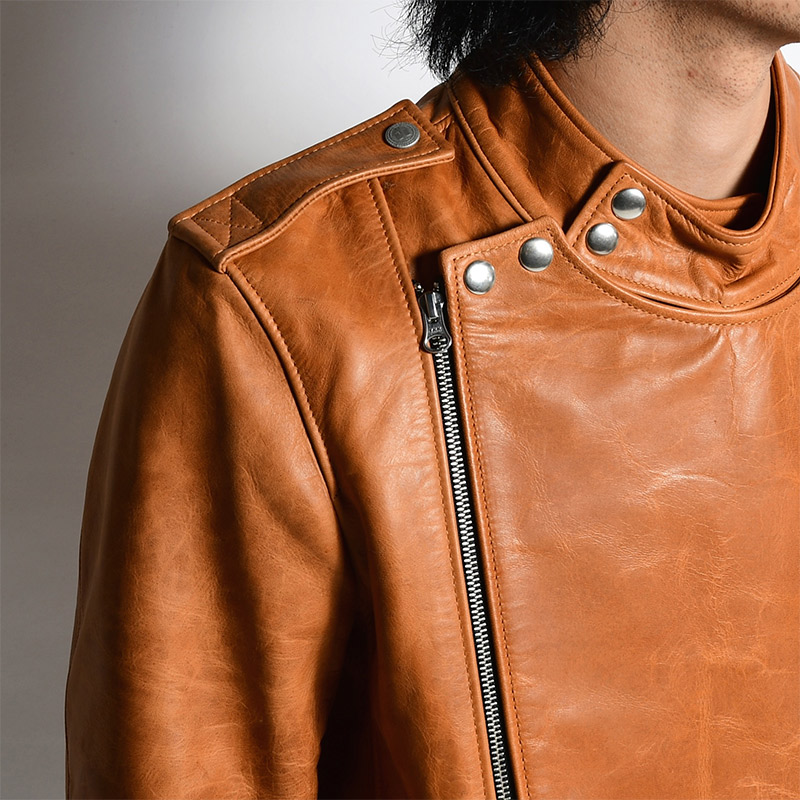 HORSE LEATHER JACKET -CAMEL- | IN ONLINE STORE