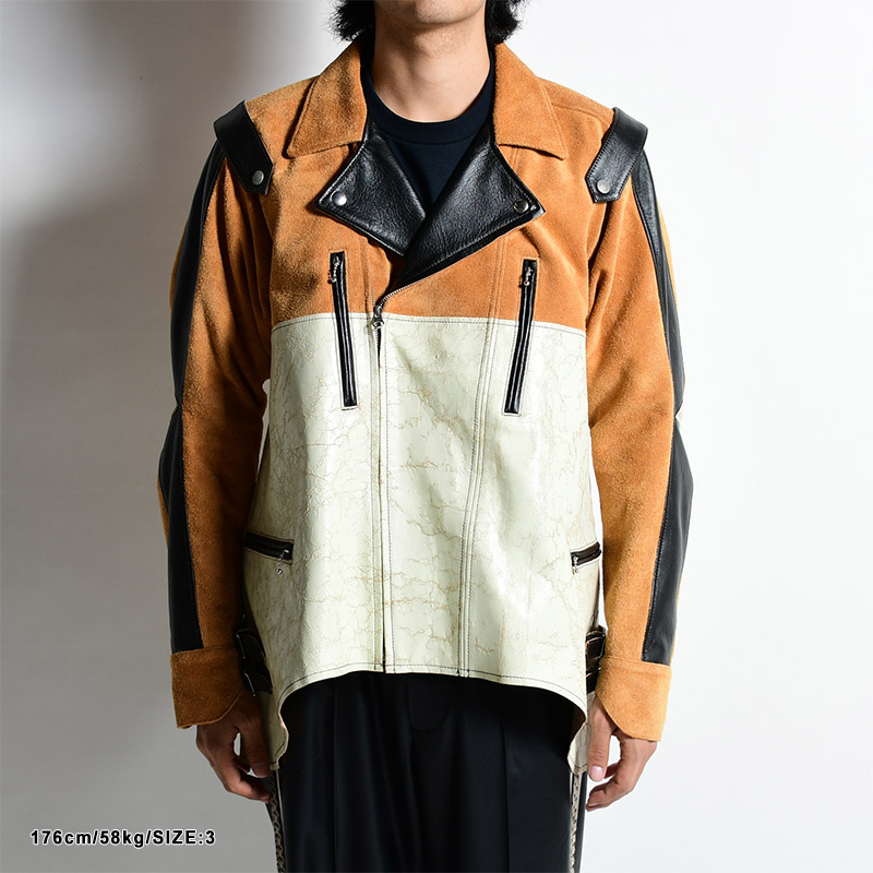 ¥38500-［eurokenvy］ Double Rider's Jacket