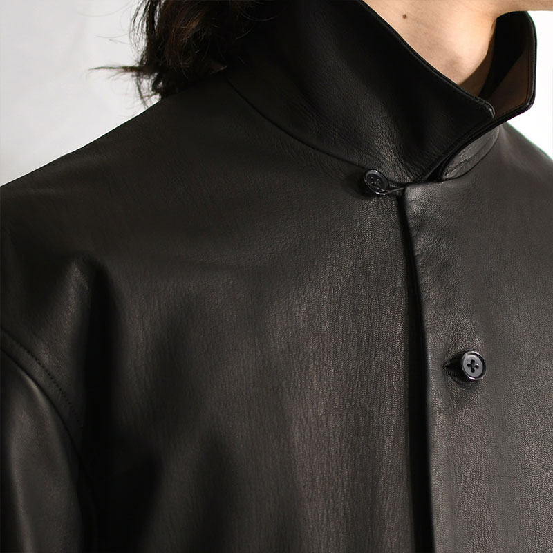 GOAT LEATHER JACKET GRAIN -BLACK- | IN ONLINE STORE