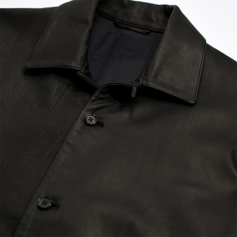 GOAT LEATHER JACKET GRAIN -BLACK- | IN ONLINE STORE