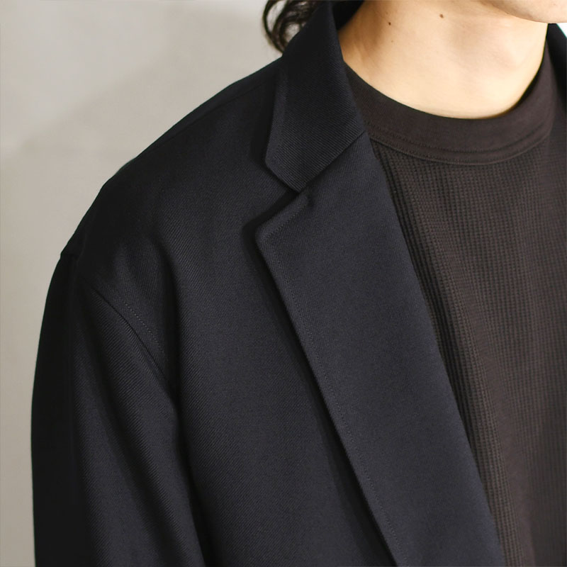 WOOL SURGE CARDIGAN JACKET -DARK NAVY- | IN ONLINE STORE