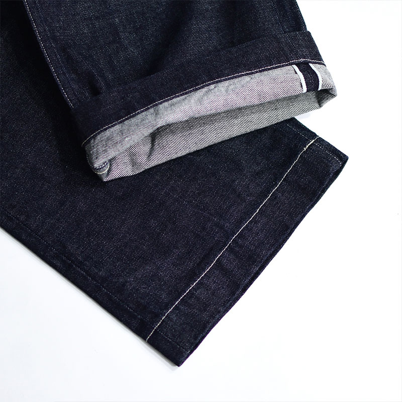 12.9oz DENIM LONG BELTED PANTS -INDIGO- | IN ONLINE STORE