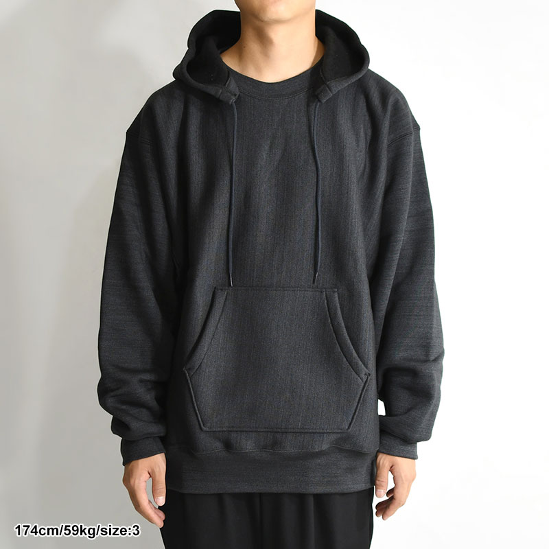 C/Ac SWEAT P/O HOODIE -FADE BLACK- | IN ONLINE STORE