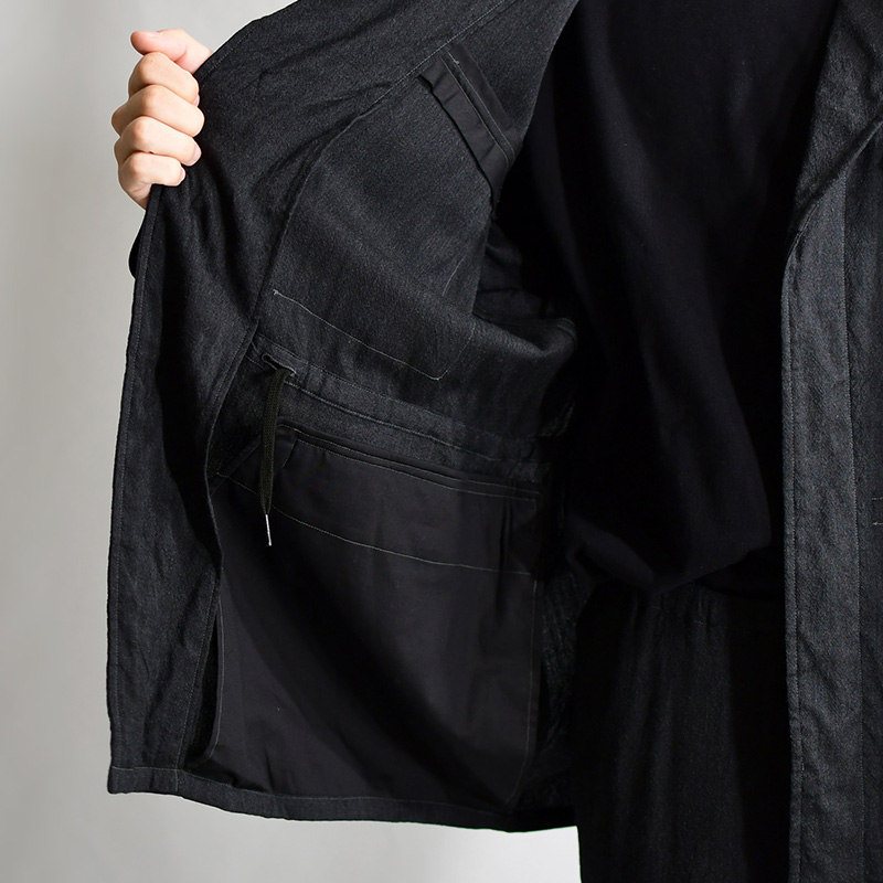 SILK WOOL TROPICAL 43 JKT -HEATHER CHARCOAL- | IN ONLINE STORE