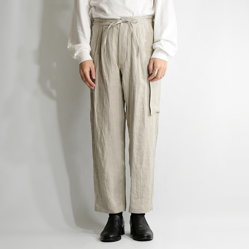 blurhms（ブラームス）Linen Twill 5P Easy Pants-