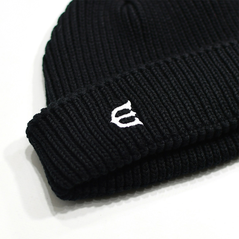 E LOGO BEANIE -BLACK- | IN ONLINE STORE