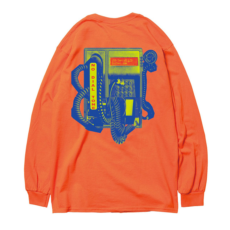 DIAL TONE LS TEE -ORANGE- | IN ONLINE STORE