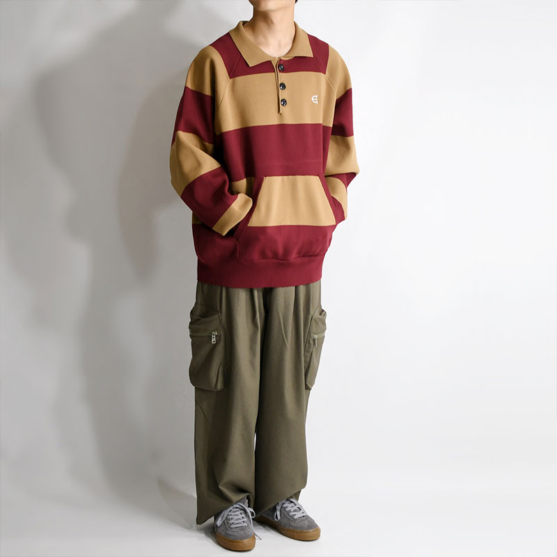 HIGH-GAUGE KNIT RUGBY SHIRT -2.COLOR- | IN ONLINE STORE