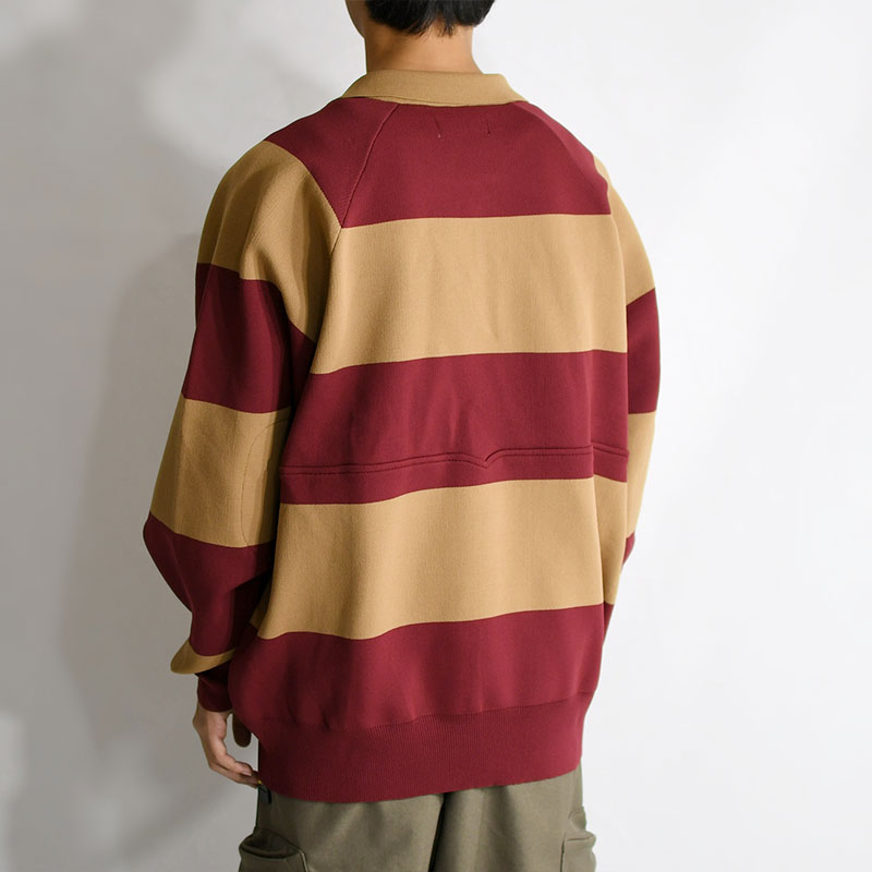 HIGH-GAUGE KNIT RUGBY SHIRT -2.COLOR- | IN ONLINE STORE